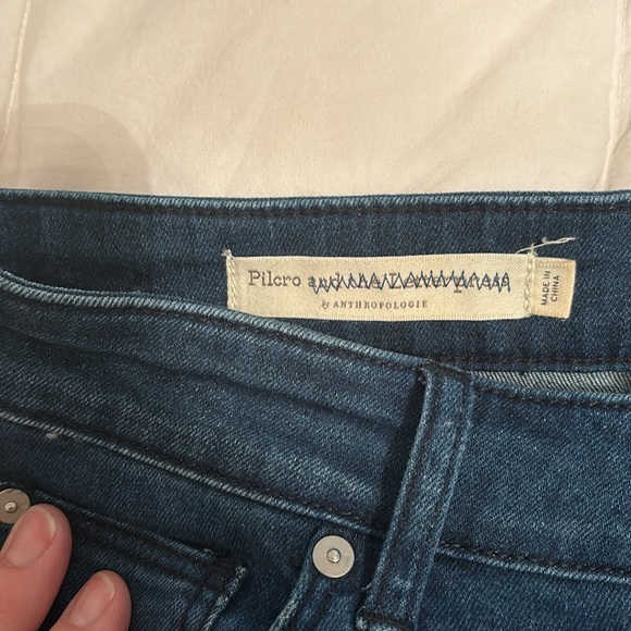Pilcro  Anthropology Dark Blue Bootcut Jeans - 27 - Picture 7 of 12
